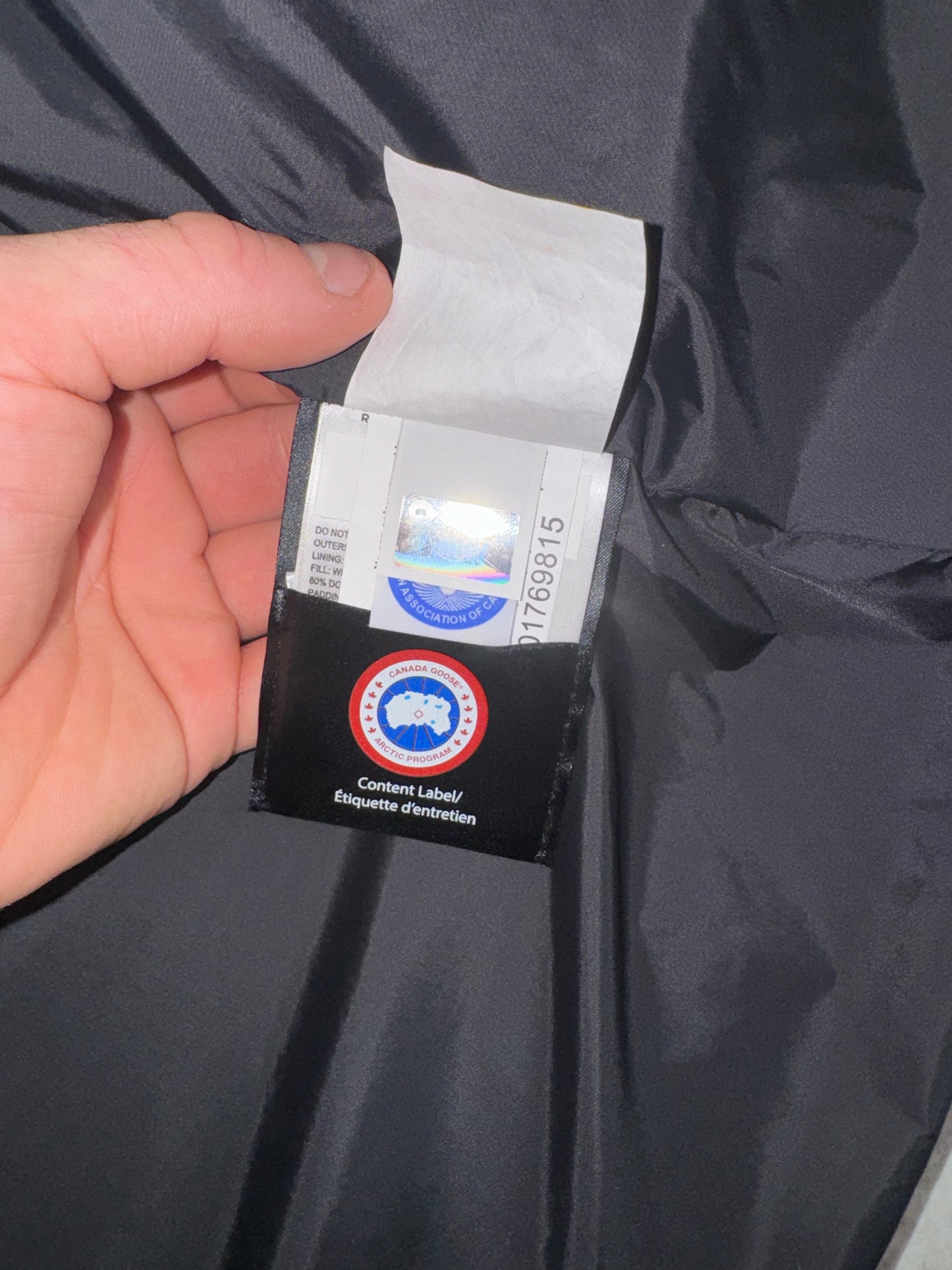 CANADA GOOSE CARSON PARKA ‘BLACK’ LARGE