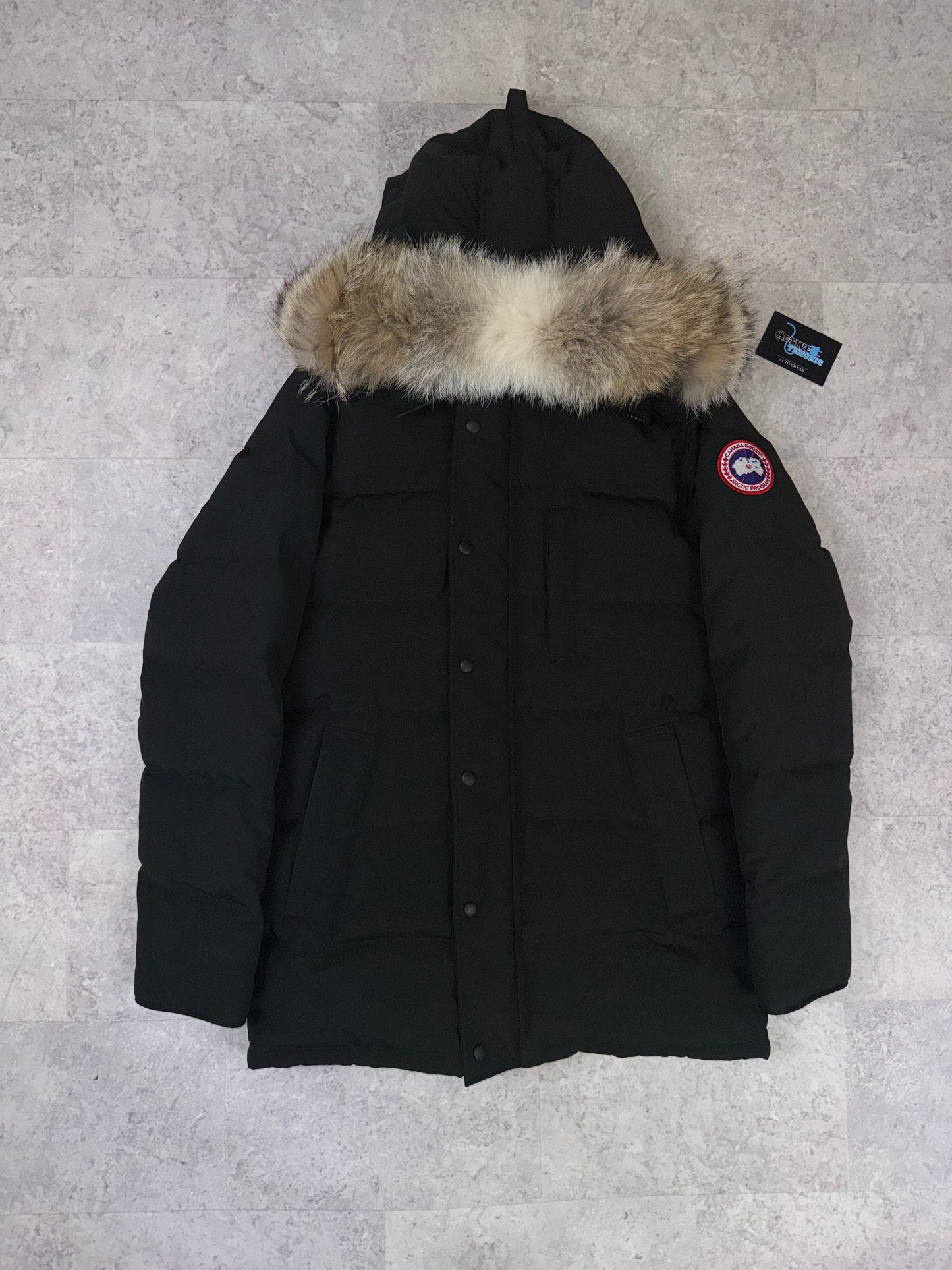 CANADA GOOSE CARSON PARKA 'BLACK' FUSION LARGE