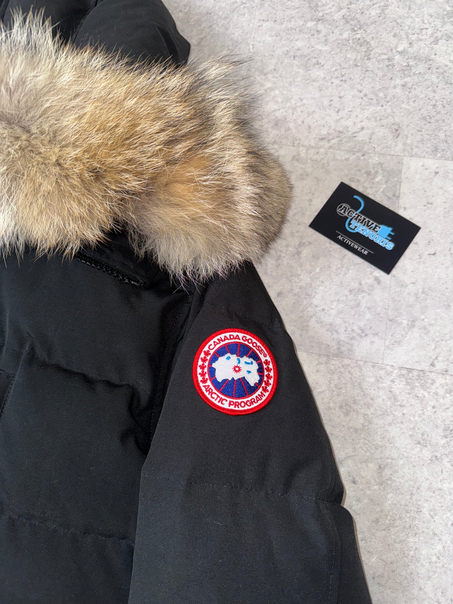 CANADA GOOSE CARSON PARKA 'BLACK' FUSION LARGE