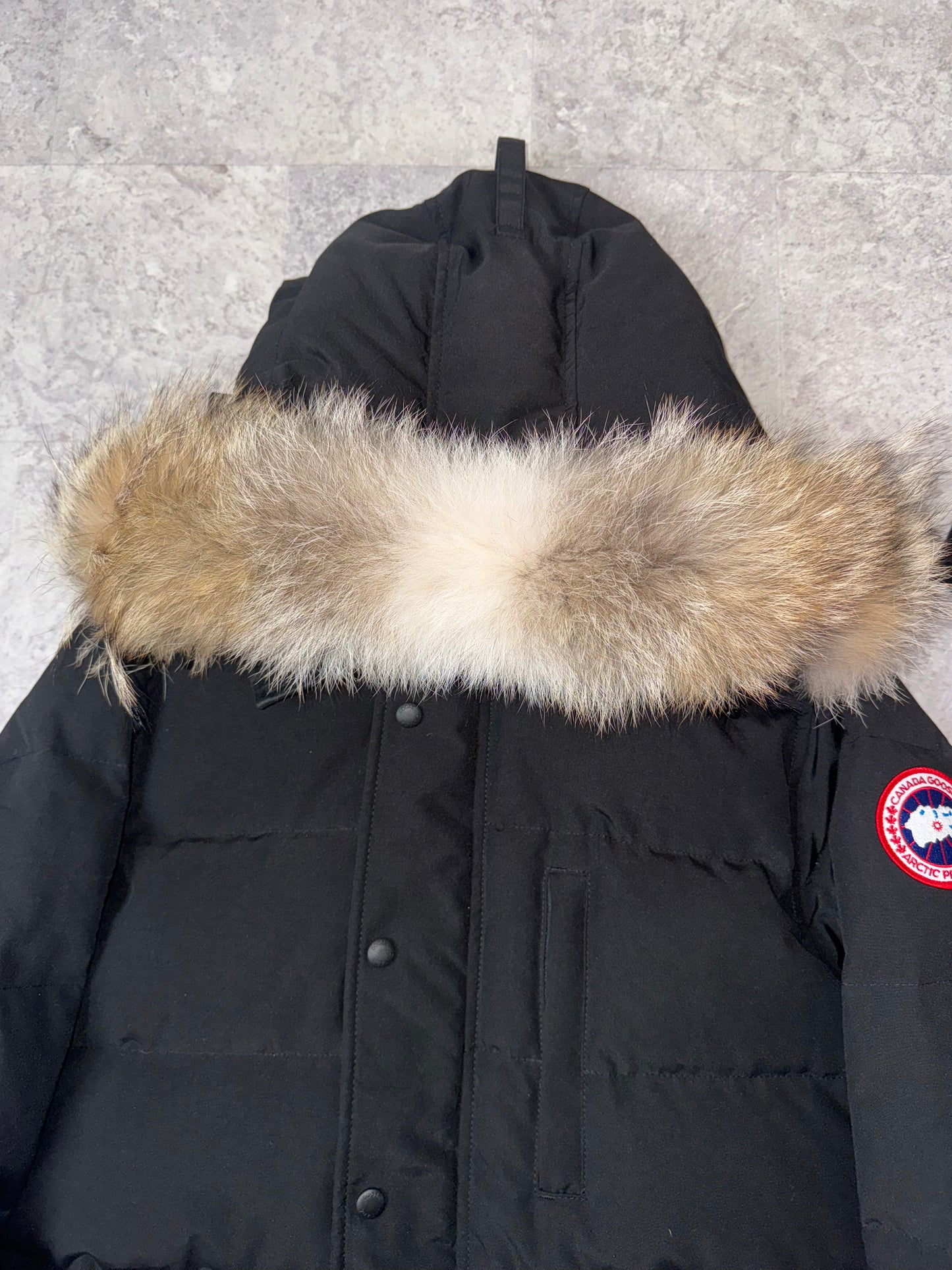 CANADA GOOSE CARSON PARKA 'BLACK' FUSION LARGE