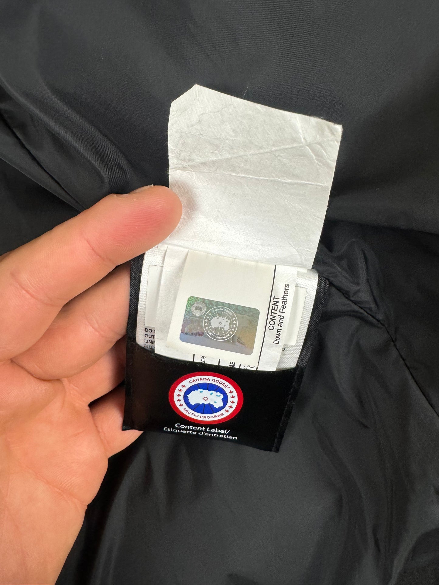 CANADA GOOSE CARSON PARKA 'BLACK' FUSION LARGE
