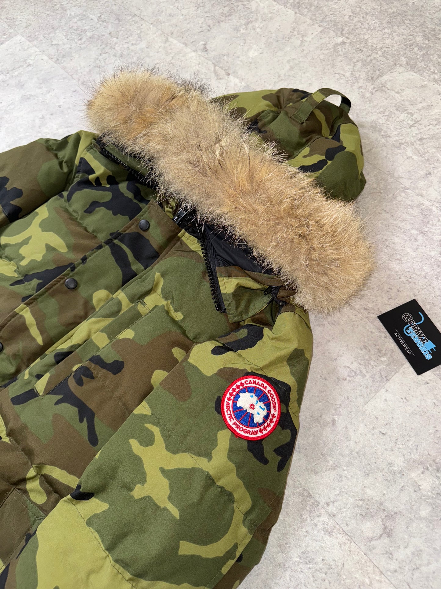 CANADA GOOSE CARSON PARKA ‘CAMO’ FUSION LARGE