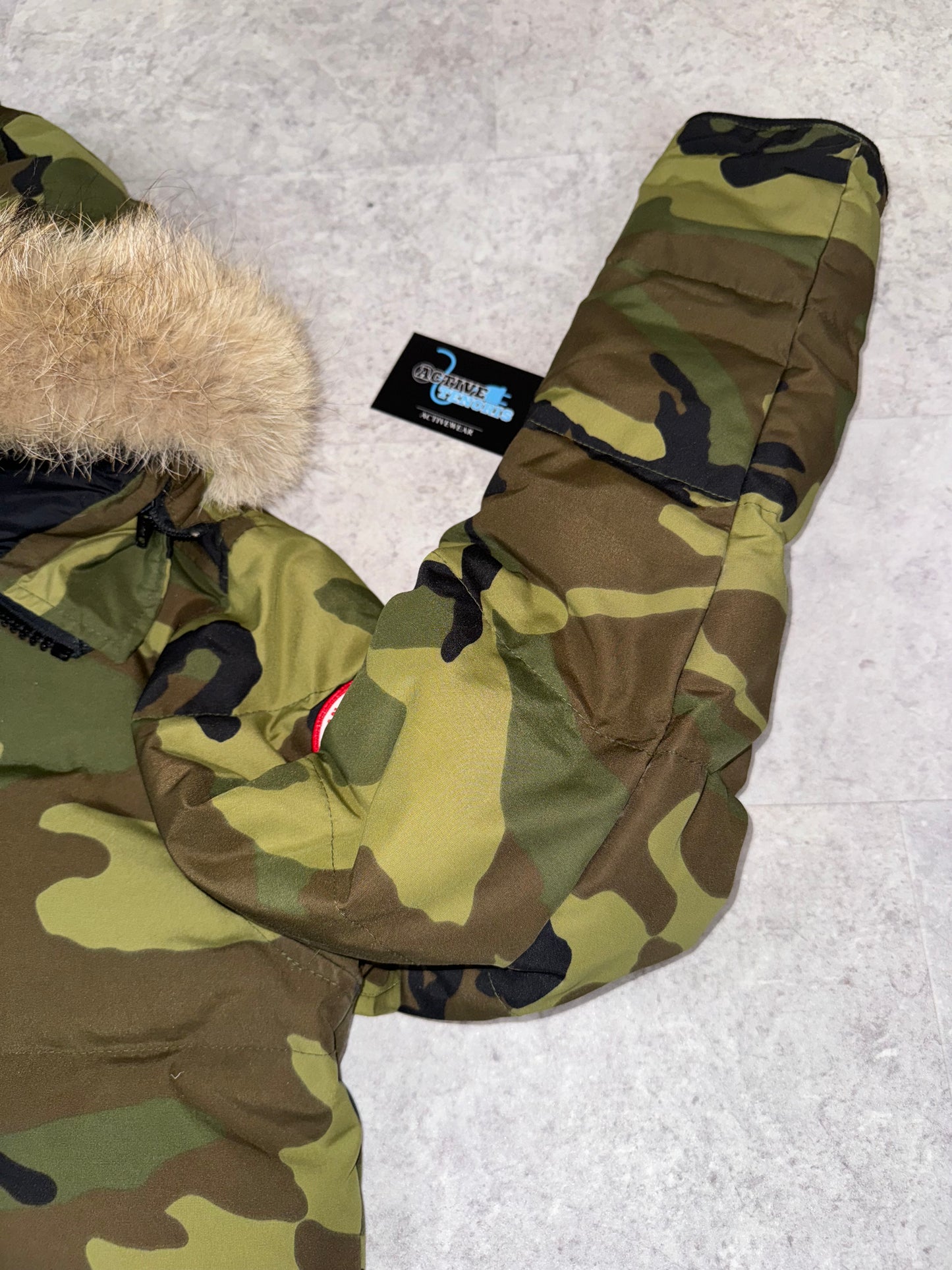 CANADA GOOSE CARSON PARKA ‘CAMO’ FUSION LARGE