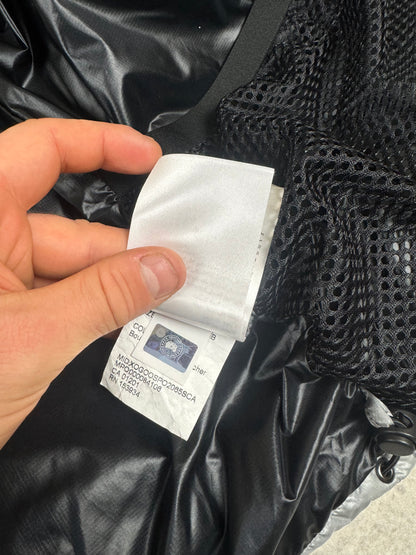 CANADA GOOSE BLACK BADGE CROFTON PUFFER ‘SILVER’ LARGE
