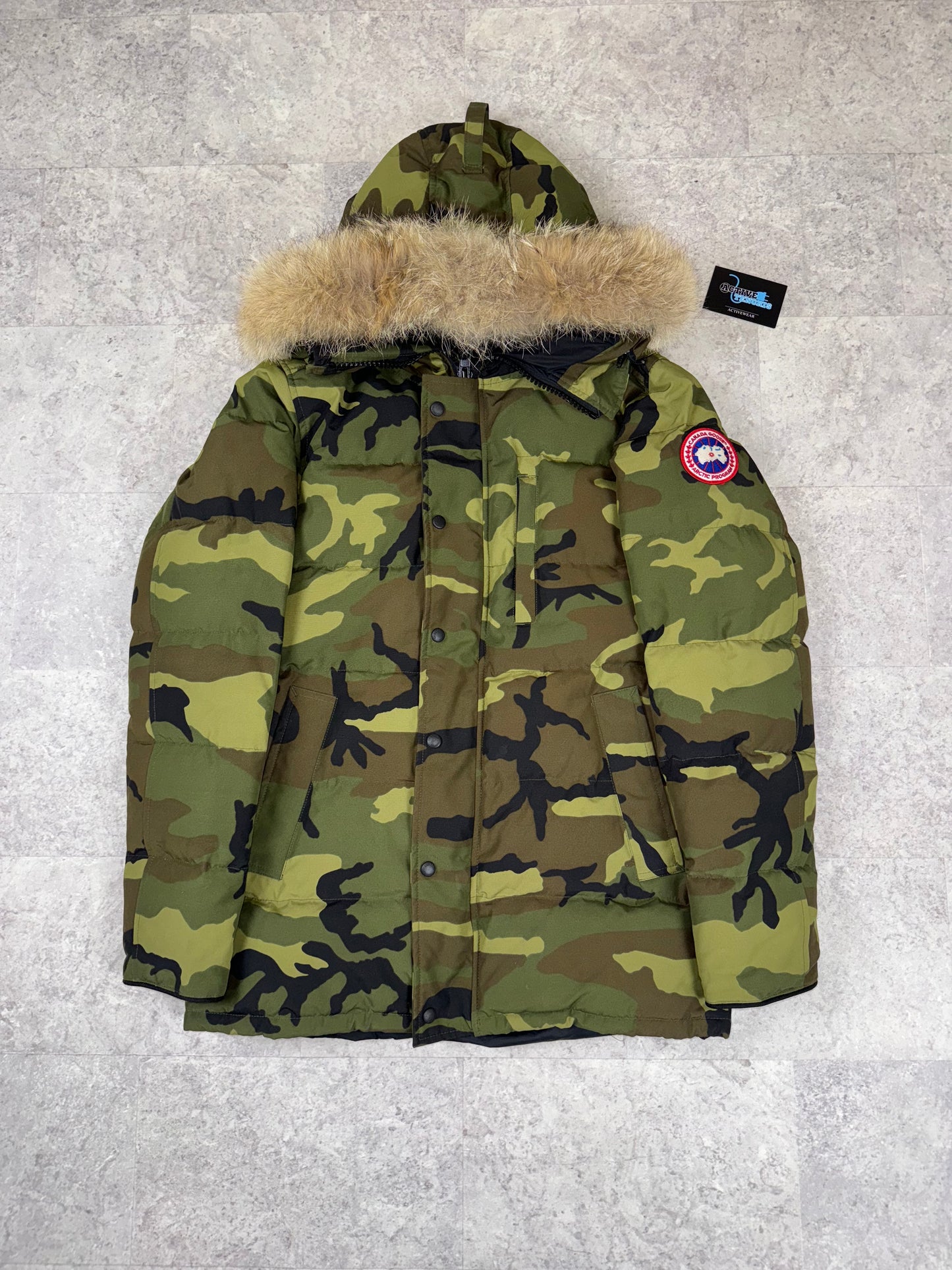 CANADA GOOSE CARSON PARKA ‘CAMO’ FUSION LARGE